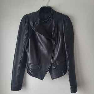 Rudsak Black Leather Moto Jacket